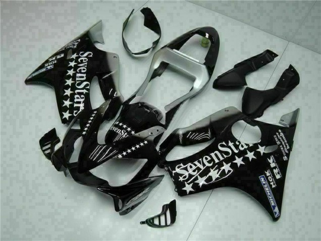 2001-2003 Black White Seven Stars Honda CBR600 F4i Bike Fairing UK 2001-2003 Black White Seven Stars Honda CBR600 F4i Bike Fairing UK