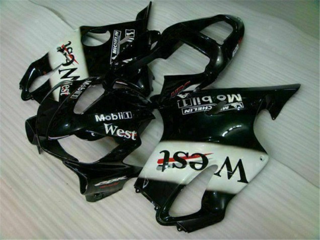2001-2003 White Black West Honda CBR600 F4i Bike Fairings UK 2001-2003 White Black West Honda CBR600 F4i Bike Fairings UK