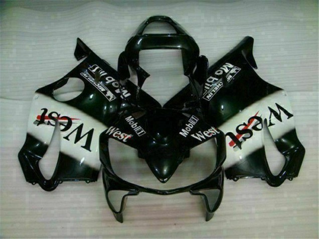 2001-2003 White Black West Honda CBR600 F4i Bike Fairings UK 2001-2003 White Black West Honda CBR600 F4i Bike Fairings UK