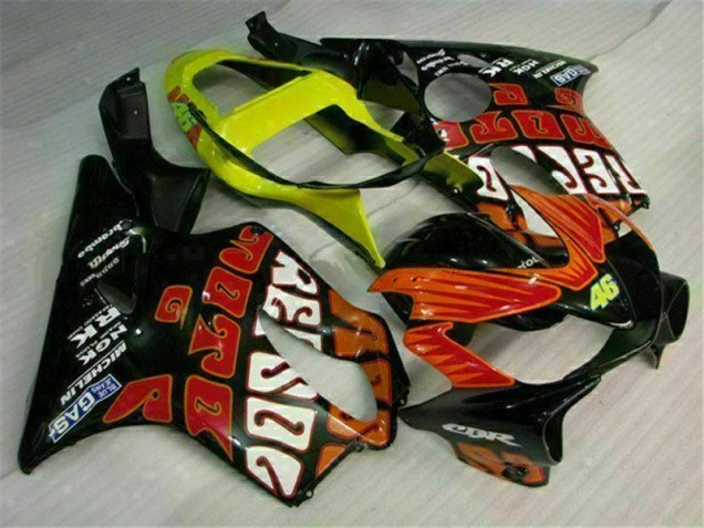 2001-2003 Orange Black Honda CBR600 F4i Replacement Motorcycle Fairings UK 2001-2003 Orange Black Honda CBR600 F4i Replacement Motorcycle Fairings UK