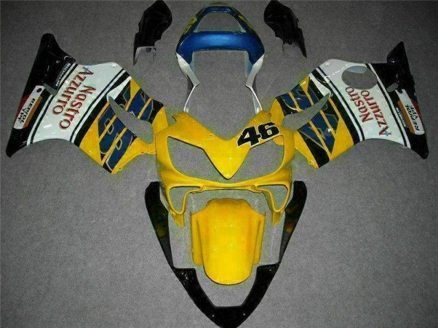 2001-2003 Yellow White Honda CBR600 F4i Moto Fairings UK 2001-2003 Yellow White Honda CBR600 F4i Moto Fairings UK