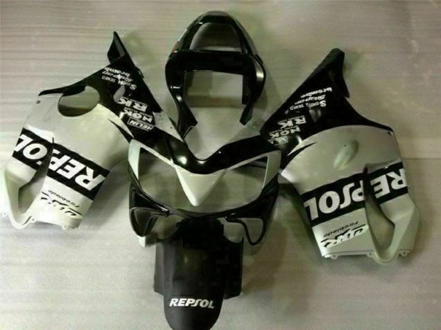 2001-2003 Black Silver Repsol Honda CBR600 F4i Motorcycle Replacement Fairings UK 2001-2003 Black Silver Repsol Honda CBR600 F4i Motorcycle Replacement Fairings UK