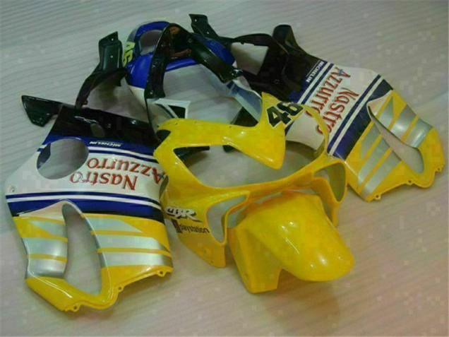 2001-2003 Yellow Silver Nastro Azzurro Honda CBR600 F4i Motorcylce Fairings UK 2001-2003 Yellow Silver Nastro Azzurro Honda CBR600 F4i Motorcylce Fairings UK