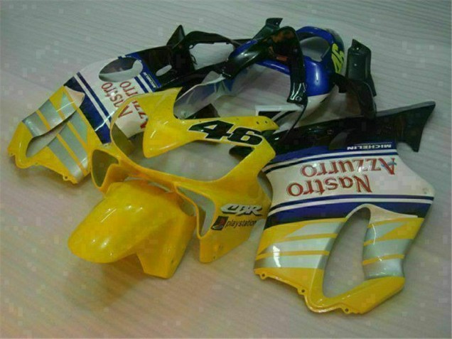 2001-2003 Yellow Silver Nastro Azzurro Honda CBR600 F4i Motorcylce Fairings UK 2001-2003 Yellow Silver Nastro Azzurro Honda CBR600 F4i Motorcylce Fairings UK