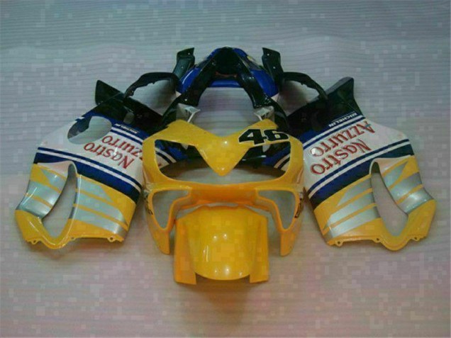 2001-2003 Yellow Silver Nastro Azzurro Honda CBR600 F4i Motorcylce Fairings UK 2001-2003 Yellow Silver Nastro Azzurro Honda CBR600 F4i Motorcylce Fairings UK