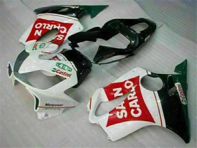 2001-2003 Red White Black San Carlo Honda CBR600 F4i Bike Fairing UK 2001-2003 Red White Black San Carlo Honda CBR600 F4i Bike Fairing UK
