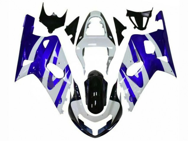2001-2003 Blue White Suzuki GSXR 600/750 Motorcylce Fairings UK 2001-2003 Blue White Suzuki GSXR 600/750 Motorcylce Fairings UK