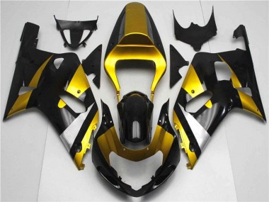 2001-2003 Gold Black Suzuki GSXR 600/750 Bike Fairing UK