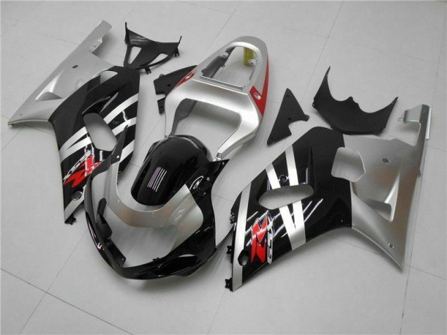 2001-2003 Silver Suzuki GSXR 600/750 Motorcycle Fairings Kits UK 2001-2003 Silver Suzuki GSXR 600/750 Motorcycle Fairings Kits UK