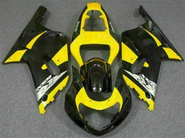 2001-2003 Yellow Black Suzuki GSXR 600/750 Motorcycle Replacement Fairings UK 2001-2003 Yellow Black Suzuki GSXR 600/750 Motorcycle Replacement Fairings UK