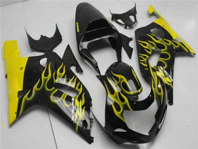 2001-2003 Black Suzuki GSXR 600/750 Motorbike Fairing UK 2001-2003 Black Suzuki GSXR 600/750 Motorbike Fairing UK