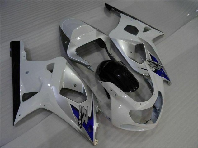 2001-2003 White Silver Suzuki GSXR 600/750 Bike Fairings UK 2001-2003 White Silver Suzuki GSXR 600/750 Bike Fairings UK