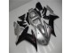 2002-2003 Silver Black Yamaha YZF R1 Motorbike Fairings UK 2002-2003 Silver Black Yamaha YZF R1 Motorbike Fairings UK
