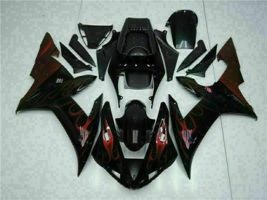 2002-2003 Black Yamaha YZF R1 Motorcyle Fairings UK