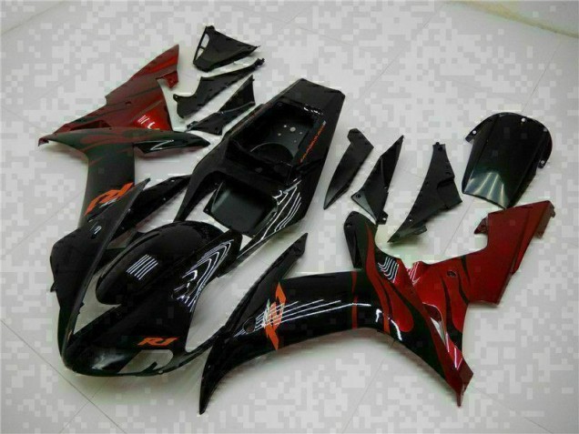 2002-2003 Black Yamaha YZF R1 Motorcylce Fairings UK 2002-2003 Black Yamaha YZF R1 Motorcylce Fairings UK