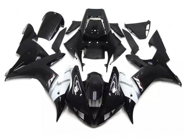 2002-2003 Black White Yamaha YZF R1 Motor Bike Fairings UK 2002-2003 Black White Yamaha YZF R1 Motor Bike Fairings UK