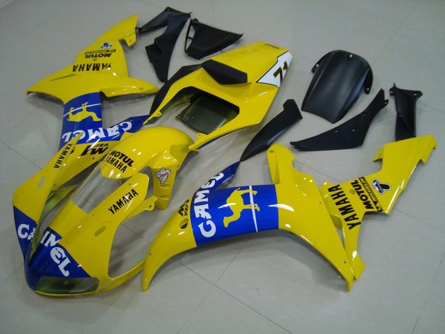 2002-2003 Blue Yellow Yamaha YZF R1 Motorcylce Fairings UK 2002-2003 Blue Yellow Yamaha YZF R1 Motorcylce Fairings UK