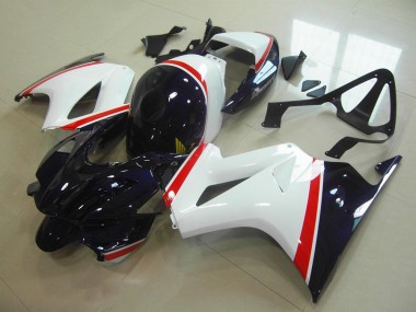 2002-2013 White Dark Blue Honda VFR800 Motorbike Fairing UK