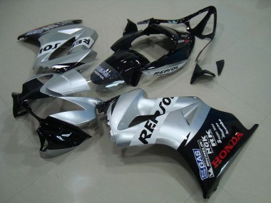 2002-2013 Silver Repsol Honda VFR800 Moto Fairings UK