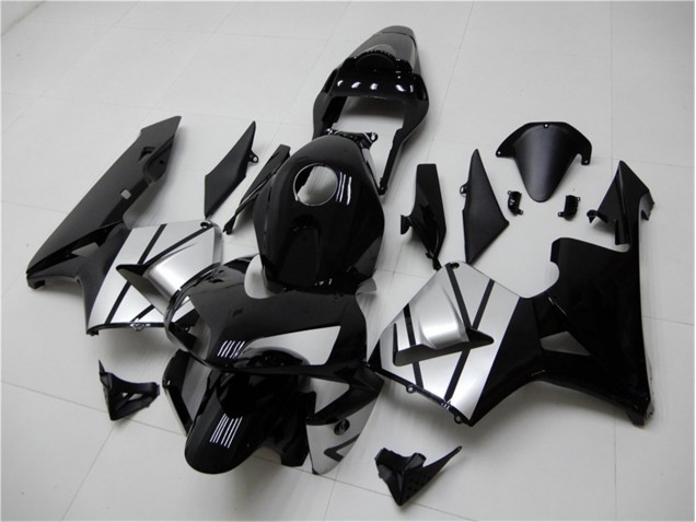 2003-2004 Black Silver Honda CBR600RR Bike Fairing UK 2003-2004 Black Silver Honda CBR600RR Bike Fairing UK