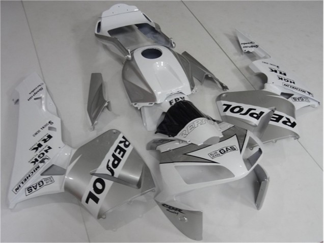 2003-2004 Silve White Black Repsol Honda CBR600RR Bike Fairings UK 2003-2004 Silve White Black Repsol Honda CBR600RR Bike Fairings UK