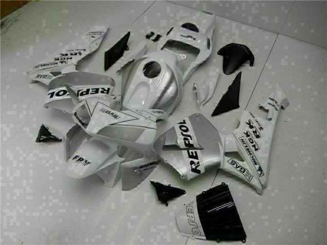 2003-2004 White Repsol CBR600RR Bike Fairing Kit UK 2003-2004 White Repsol CBR600RR Bike Fairing Kit UK
