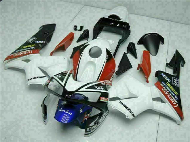 2003-2004 White Blue Honda CBR600RR Motorcylce Fairings UK 2003-2004 White Blue Honda CBR600RR Motorcylce Fairings UK