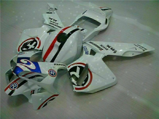 2003-2004 White Blue R 2 Honda CBR600RR Motorcycle Fairings UK 2003-2004 White Blue R 2 Honda CBR600RR Motorcycle Fairings UK