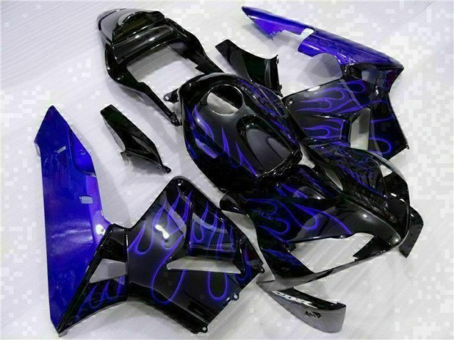 2003-2004 Black with Blue Flame Honda CBR600RR Motorcycle Fairing Kits UK 2003-2004 Black with Blue Flame Honda CBR600RR Motorcycle Fairing Kits UK