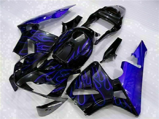 2003-2004 Black with Blue Flame Honda CBR600RR Motorcycle Fairing Kits UK 2003-2004 Black with Blue Flame Honda CBR600RR Motorcycle Fairing Kits UK