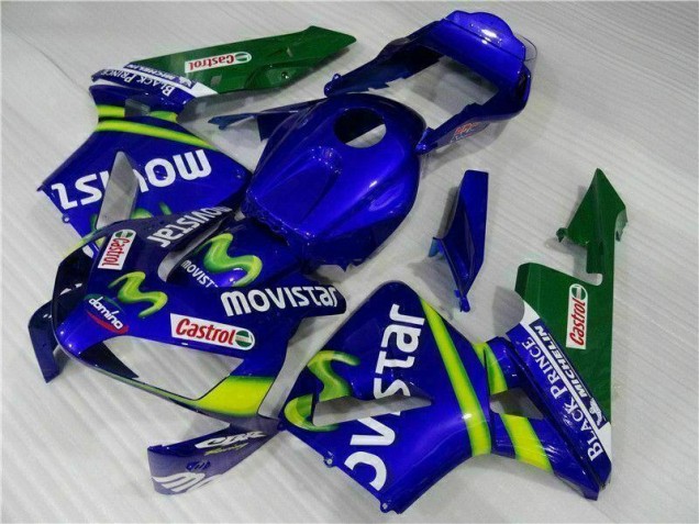 2003-2004 Blue Green Movistar Castrol Honda CBR600RR Motorbike Fairing UK 2003-2004 Blue Green Movistar Castrol Honda CBR600RR Motorbike Fairing UK