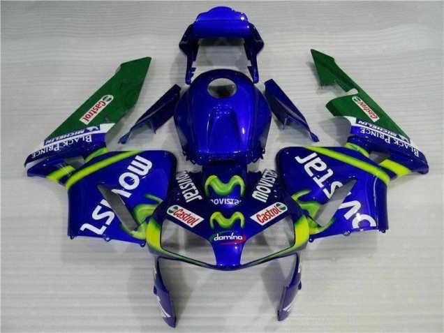 2003-2004 Blue Green Movistar Castrol Honda CBR600RR Motorbike Fairing UK 2003-2004 Blue Green Movistar Castrol Honda CBR600RR Motorbike Fairing UK