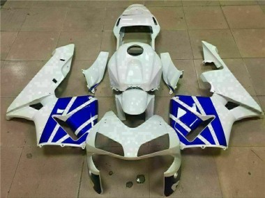 2003-2004 White Blue Honda CBR600RR Bike Fairings UK