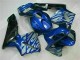 2003-2004 Blue with Silver Flame Honda CBR600RR Motorbike Fairing UK 2003-2004 Blue with Silver Flame Honda CBR600RR Motorbike Fairing UK