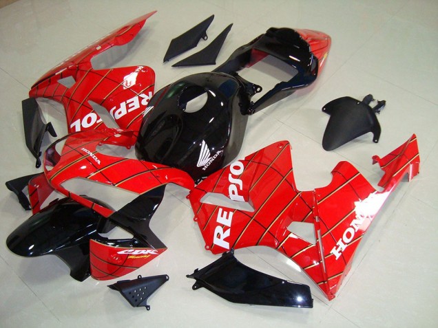 2003-2004 Black Spider Man Repsol Honda CBR600RR Motorcycle Fairing Kits UK 2003-2004 Black Spider Man Repsol Honda CBR600RR Motorcycle Fairing Kits UK