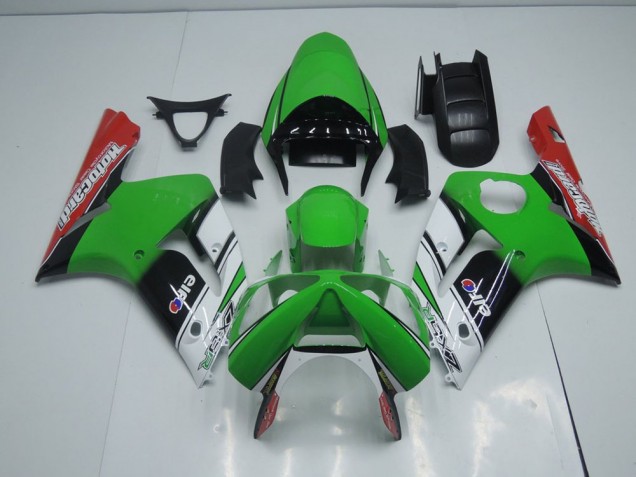 2003-2004 Green Motocard Kawasaki ZX6R Motorbike Fairings UK 2003-2004 Green Motocard Kawasaki ZX6R Motorbike Fairings UK