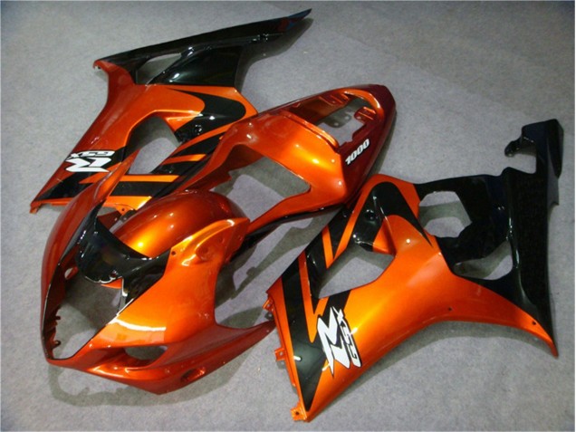 2003-2004 Orange Black Suzuki GSXR 1000 Motorcycle Fairing Kits UK 2003-2004 Orange Black Suzuki GSXR 1000 Motorcycle Fairing Kits UK