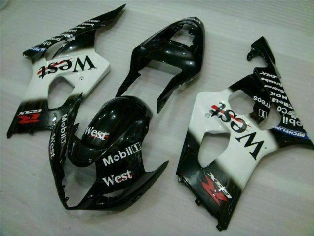 2003-2004 White Black Suzuki GSXR 1000 Motorbike Fairing UK 2003-2004 White Black Suzuki GSXR 1000 Motorbike Fairing UK