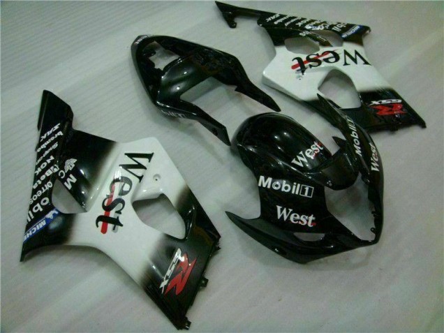2003-2004 White Black Suzuki GSXR 1000 Motorbike Fairing UK 2003-2004 White Black Suzuki GSXR 1000 Motorbike Fairing UK