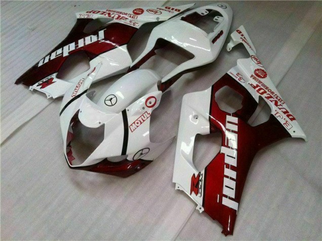 2003-2004 Red White Suzuki GSXR 1000 Motorcycle Bodywork UK 2003-2004 Red White Suzuki GSXR 1000 Motorcycle Bodywork UK