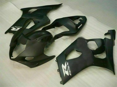 2003-2004 Matte Black Suzuki GSXR 1000 Motorbike Fairing Kits UK