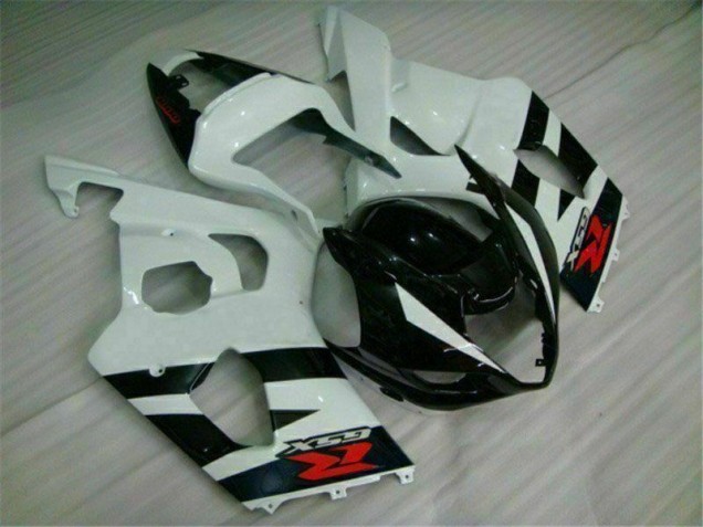 2003-2004 White Black Suzuki GSXR 1000 Motorcyle Fairings UK 2003-2004 White Black Suzuki GSXR 1000 Motorcyle Fairings UK