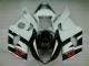 2003-2004 White Black Suzuki GSXR 1000 Motorcyle Fairings UK 2003-2004 White Black Suzuki GSXR 1000 Motorcyle Fairings UK