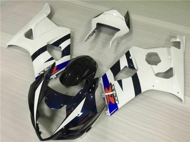 2003-2004 White Black Suzuki GSXR 1000 Motorcylce Fairings UK 2003-2004 White Black Suzuki GSXR 1000 Motorcylce Fairings UK