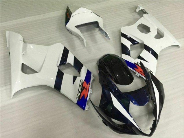 2003-2004 White Black Suzuki GSXR 1000 Motorcylce Fairings UK 2003-2004 White Black Suzuki GSXR 1000 Motorcylce Fairings UK