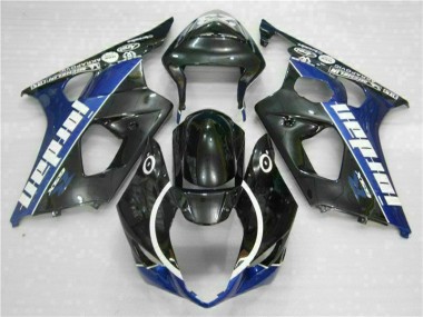 2003-2004 Black Blue Suzuki GSXR 1000 Motorcycle Fairing & Bodywork UK