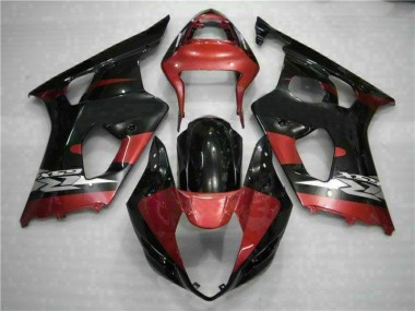 2003-2004 Red Black Suzuki GSXR 1000 Motorcycle Fairing Kits UK
