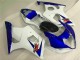 2003-2004 White Blue Suzuki GSXR 1000 Bike Fairings UK 2003-2004 White Blue Suzuki GSXR 1000 Bike Fairings UK