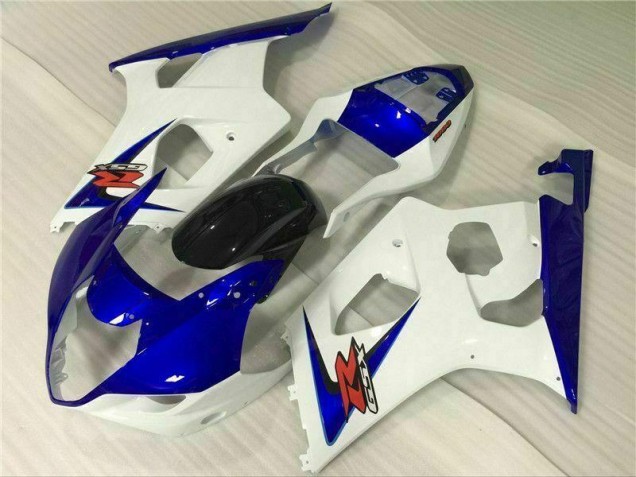 2003-2004 White Blue Suzuki GSXR 1000 Bike Fairings UK 2003-2004 White Blue Suzuki GSXR 1000 Bike Fairings UK