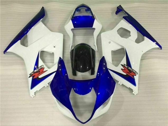 2003-2004 White Blue Suzuki GSXR 1000 Bike Fairings UK 2003-2004 White Blue Suzuki GSXR 1000 Bike Fairings UK